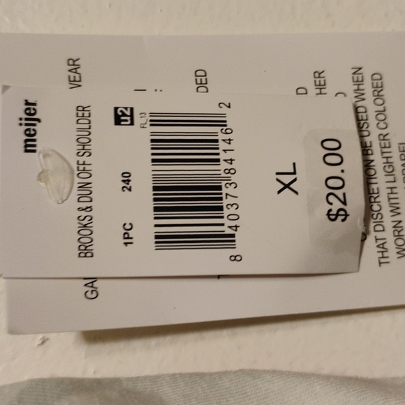 Brooks & Dunn Off-Shoulder Crop Top – Size XL - Picture 5 of 5